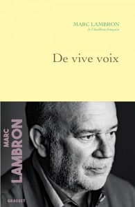 Cover of the book De vive voix by Marc Lambron