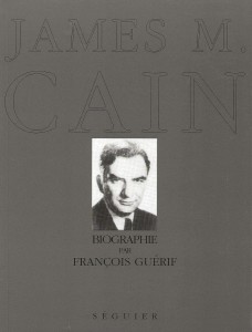 Couverture du livre James M. Cain par François Guérif