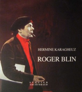 Couverture du livre Roger Blin par Hermine Karagheuz