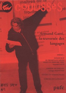 Couverture du livre Armand Gatti, la traversée des langages par Collectif
