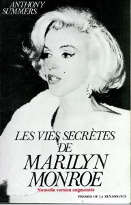 Cover of the book Les vies secrètes de Marilyn Monroe by Anthony Summers