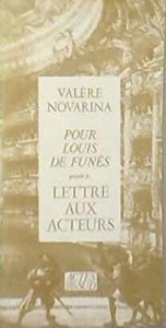 Cover of the book Pour Louis de Funès by Valère Novarina