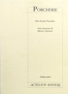 Couverture du livre Porcherie par Pier Paolo Pasolini