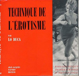 Cover of the book Technique de l'érotisme by Joseph-Marie Lo Duca