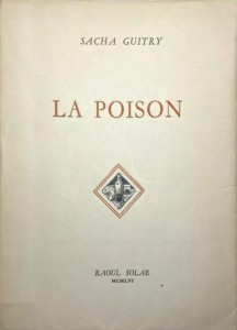 Couverture du livre La Poison par Sacha Guitry