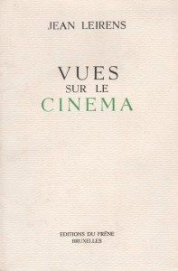 Cover of the book Vues sur le cinéma by Jean Leirens