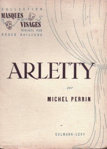 Couverture du livre Arletty par Michel Perrin