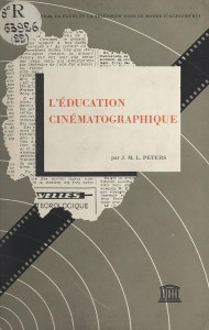 Couverture du livre L'Éducation cinématographique par J.M.L. Peters