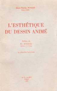 Cover of the book L'Esthétique du dessin animé by Marie-Thérèse Poncet