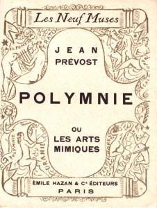 Couverture du livre Polymnie par Jean Prévost