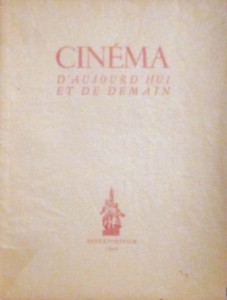 Couverture du livre Cinéma d'aujourd'hui et de demain par Collectif