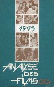 Couverture du livre Analyse des films 1973 par Collectif