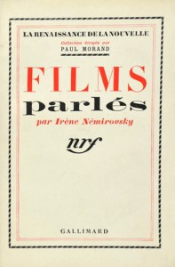 Couverture du livre Films parlés par Irène Nemirovsky